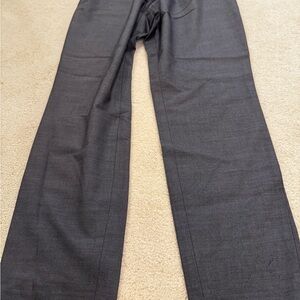 Theory Gray Dress Pants Straight Leg